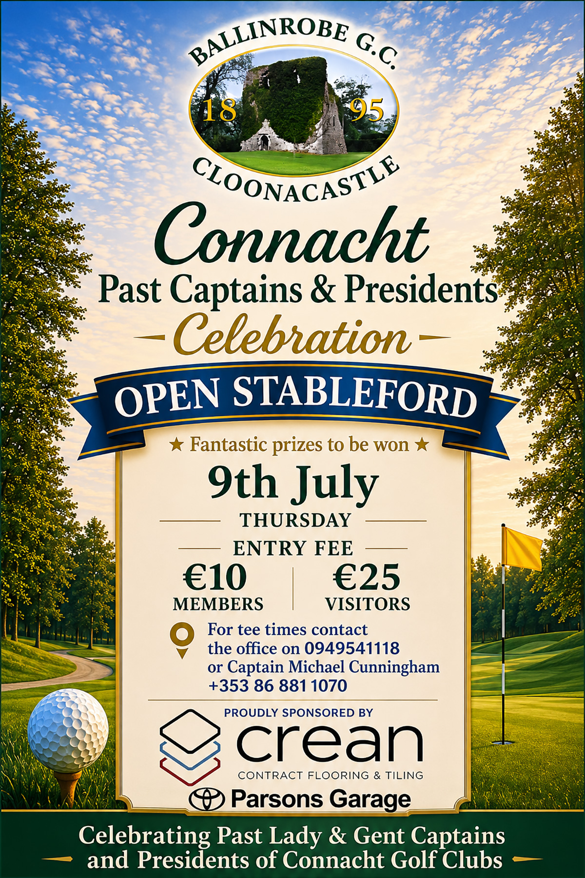 Ballinrobe Golf Club - Past Presidents Day 2026